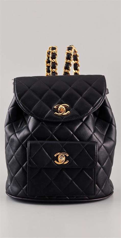 mochilas chanel|chanel backpacks.